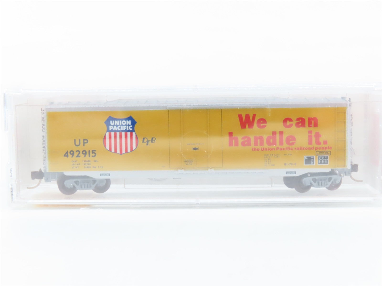 N Scale Micro-Trains MTL 38240 UP Union Pacific 50' Standard Box Car 492915