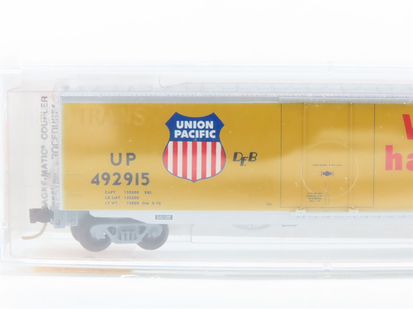 N Scale Micro-Trains MTL 38240 UP Union Pacific 50' Standard Box Car 492915