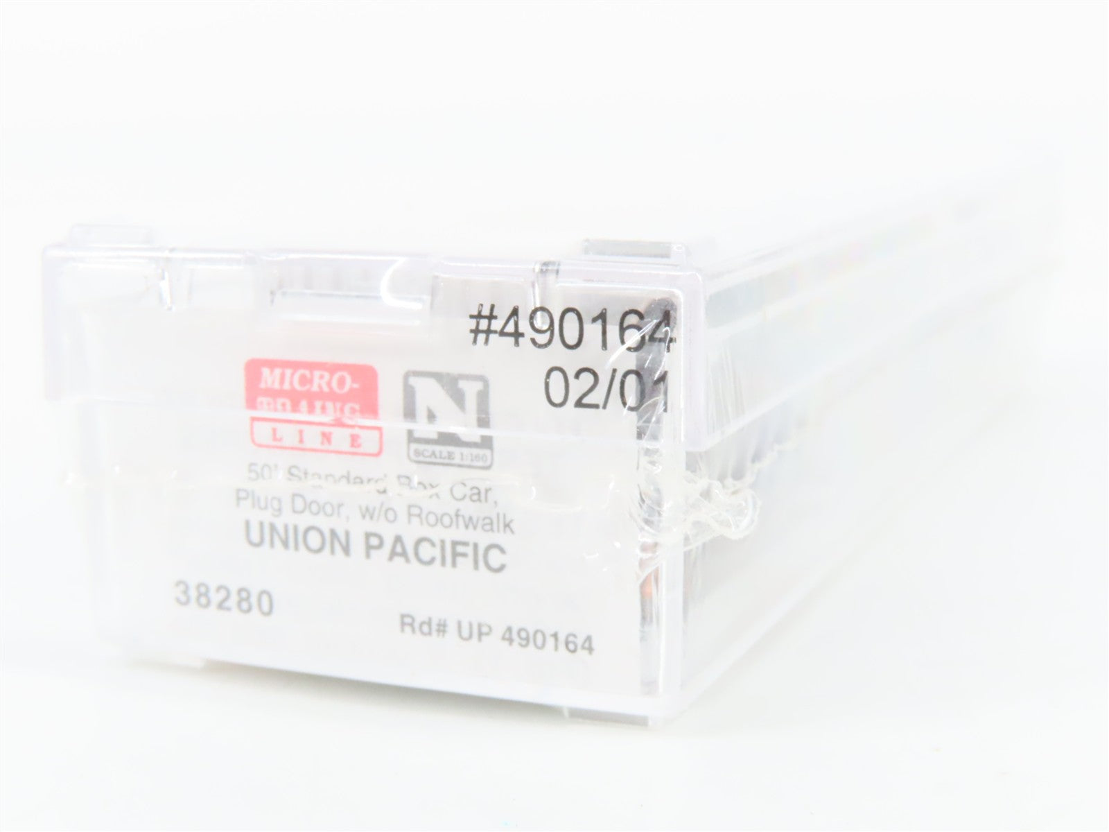 N Scale Micro-Trains MTL 38280 UP Union Pacific 50' Plug Door Box Car 490164