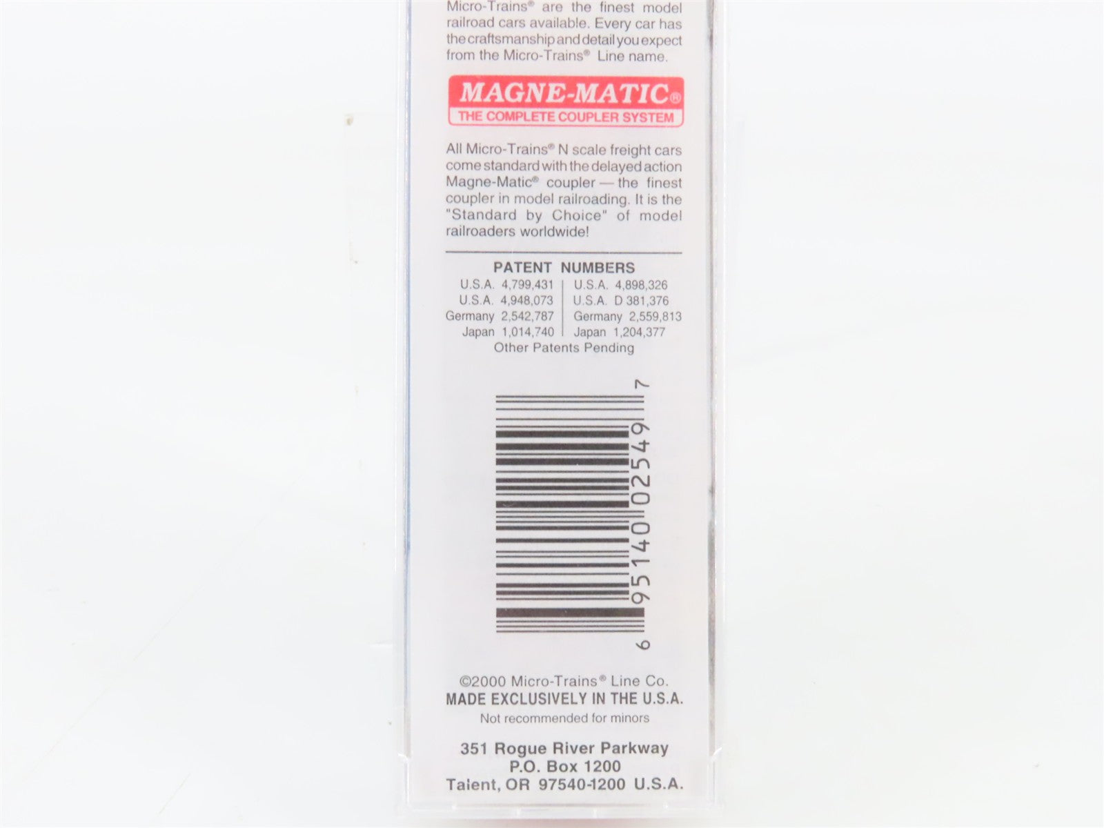 N Scale Micro-Trains MTL 38270 GN Great Northern 50' Box Car 36857