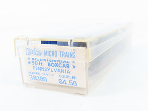 N Scale Micro-Trains MTL 38080 PRR Pennsylvania 50' Box Car 32604