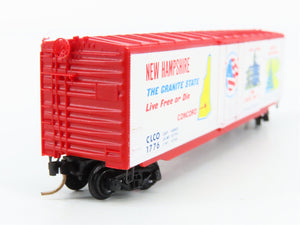 N Scale Micro-Trains MTL 38000 CLCO New Hampshire 50' Box Car 1776