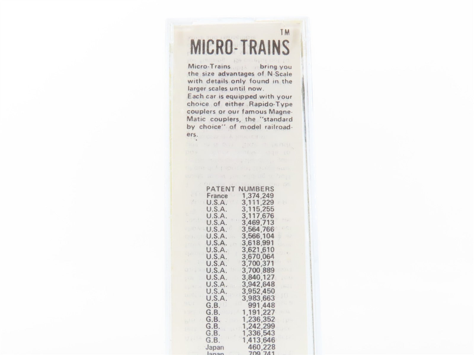 N Scale Micro-Trains MTL 39020 RBOX Railbox 50' Box Car 14708