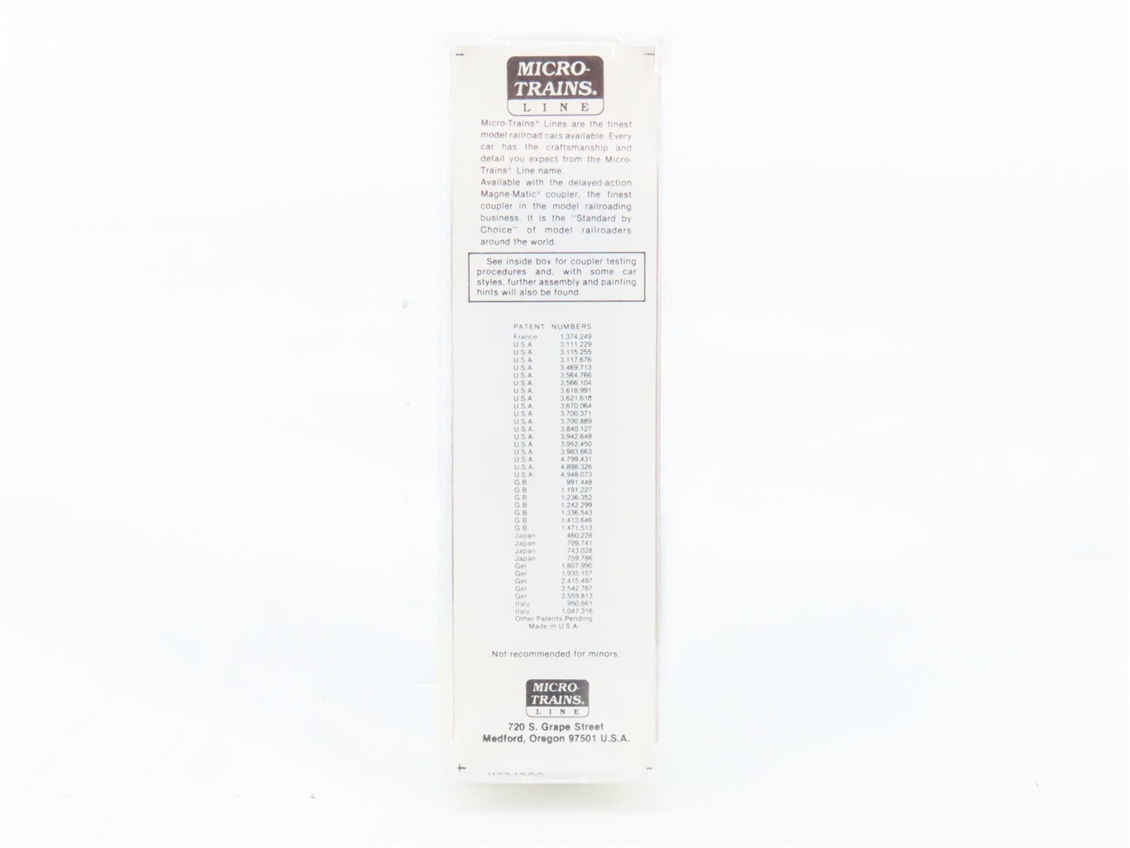 N Scale Micro-Trains MTL 39010 UP Union Pacific 40' Box Car 42233
