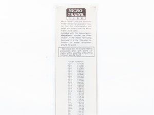 N Scale Micro-Trains MTL 39010 UP Union Pacific 40' Box Car 42233