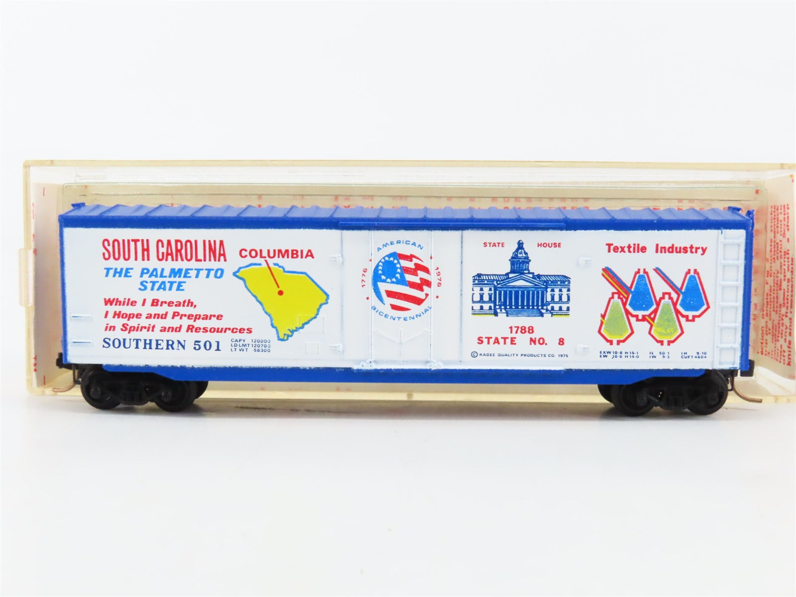 N Scale Micro-Trains MTL 38110 South Carolina 50' Box Car 501