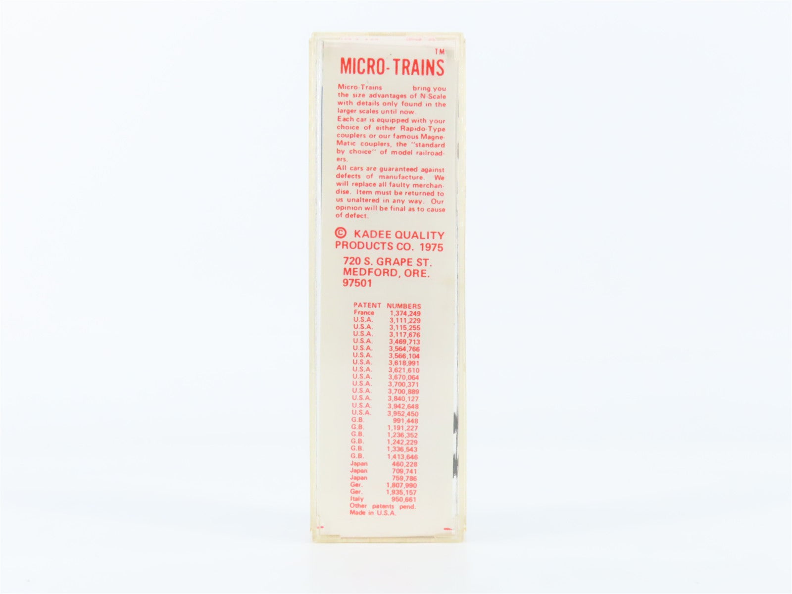 N Scale Micro-Trains MTL 38110 South Carolina 50' Box Car 501