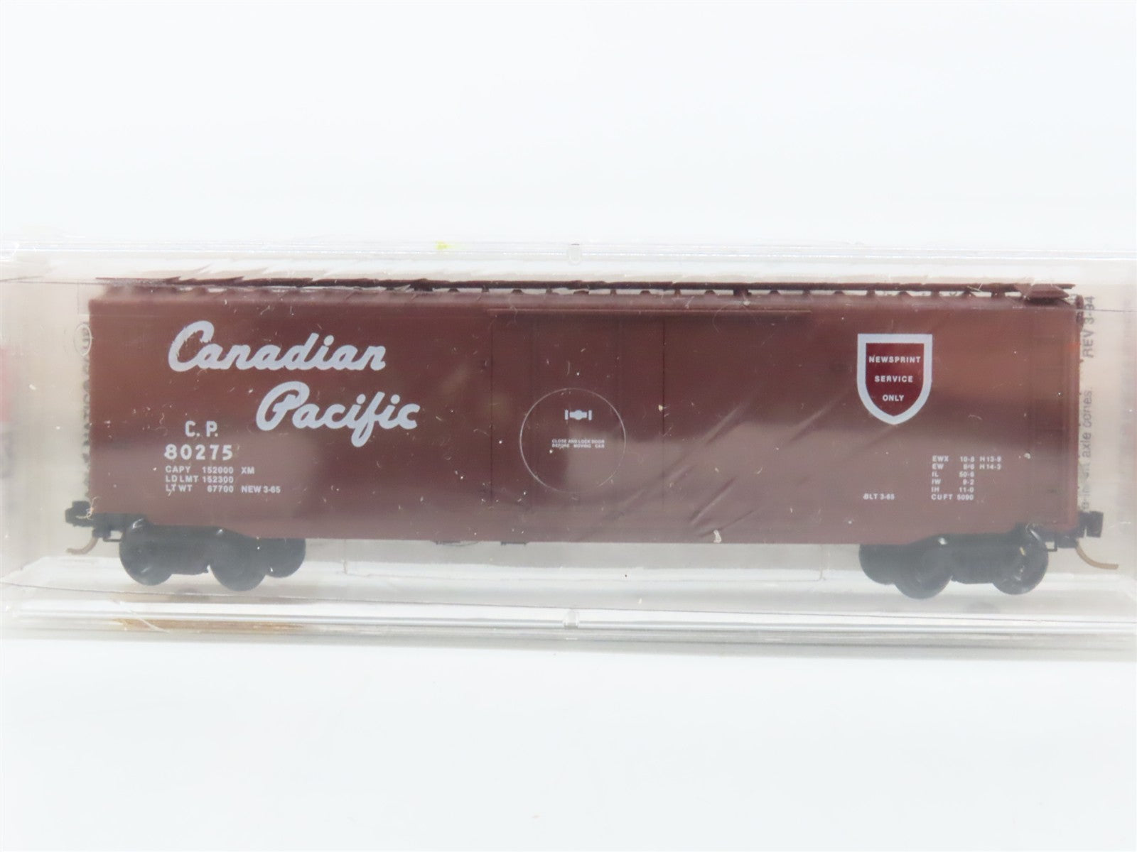 N Scale Micro-Trains MTL 32170 CP Canadian Pacific 50' Plug Door Box Car 80275