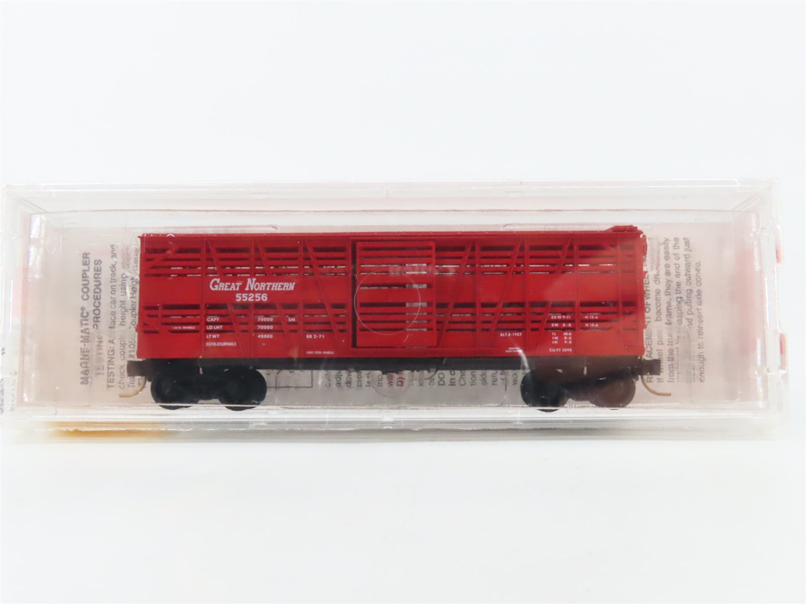 N Scale Micro-Trains MTL 35020 GN Great Northern 40' Stock/Cattle Car 55256