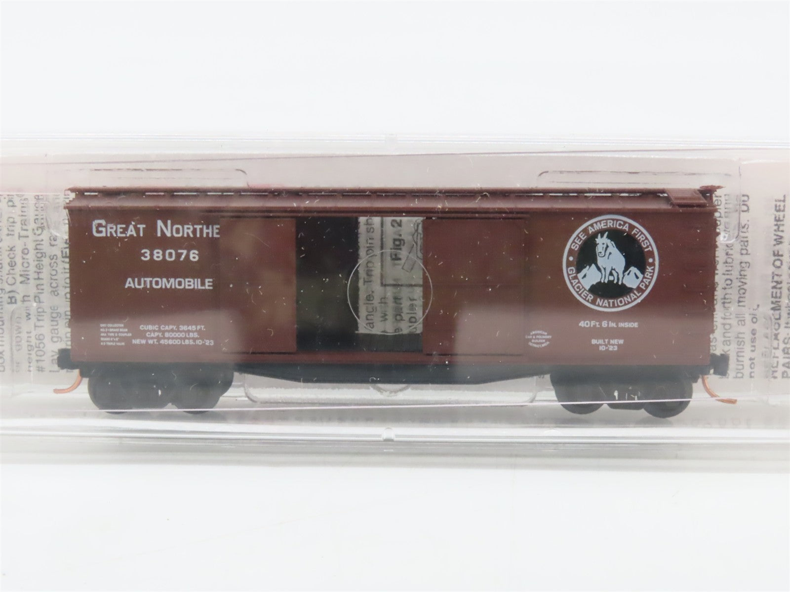 N Scale Micro-Trains MTL 41030 Great Northern 40' Box Car 38076