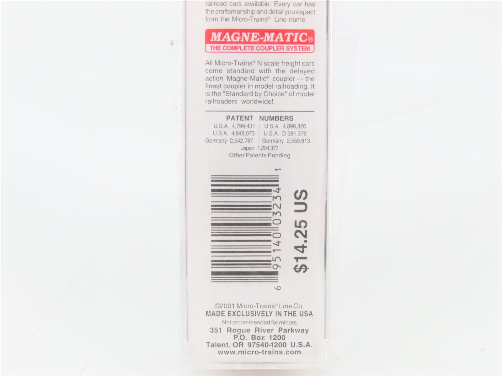N Scale Micro-Trains MTL 41030 Great Northern 40' Box Car 38076