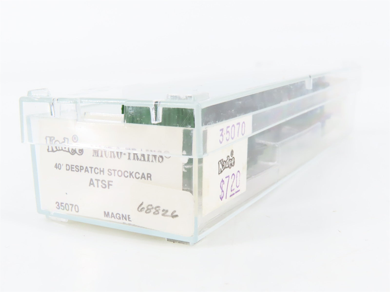 N Scale Micro-Trains MTL 35070 ATSF Santa Fe 40' Stock/Cattle Car 68826