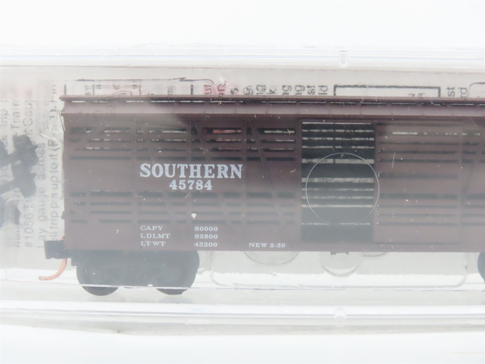 N Scale Micro-Trains MTL 35060 SOU Southern 40' Stock/Cattle Car 45784