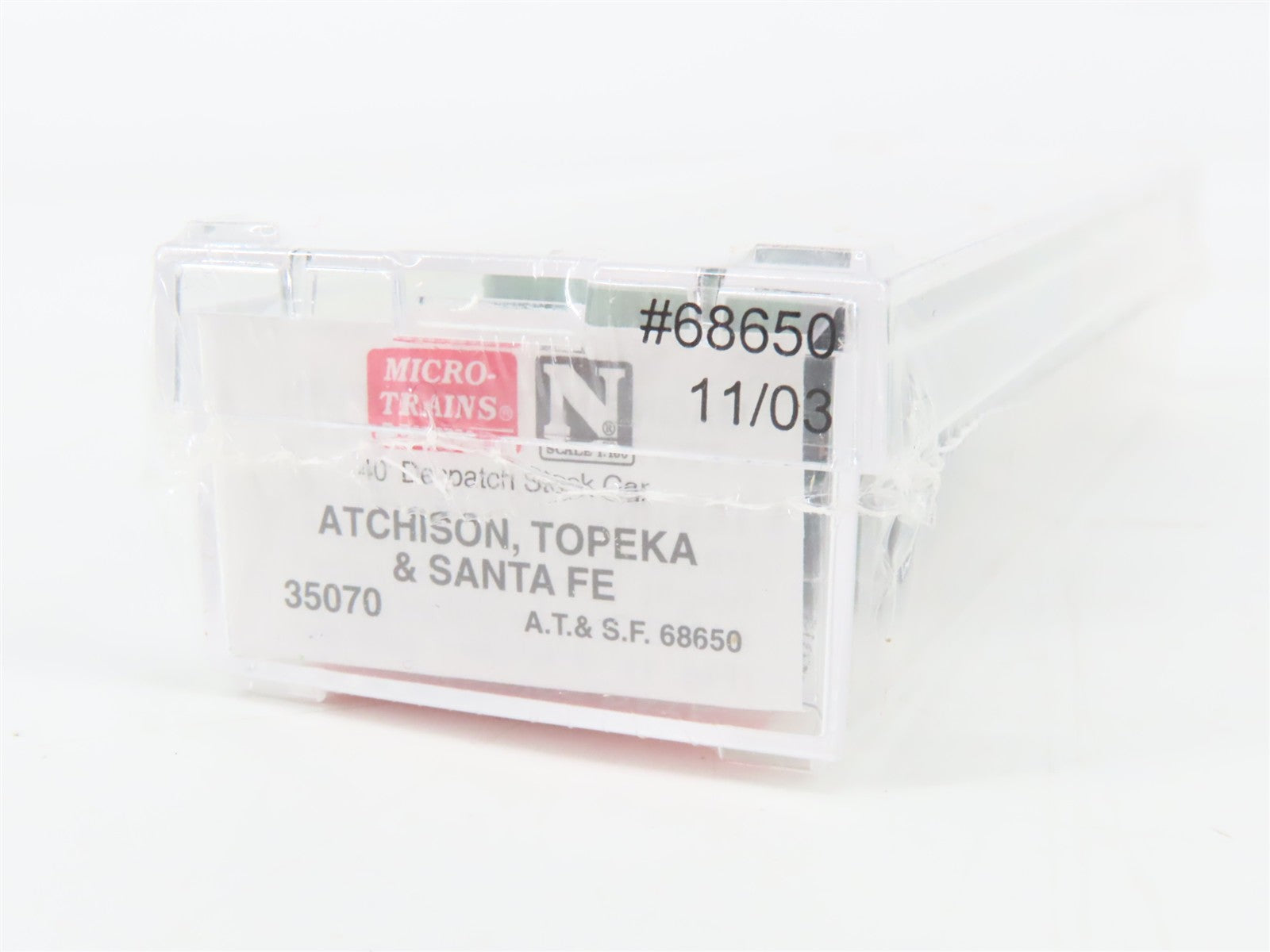 N Scale Micro-Trains MTL 35070 ATSF Santa Fe 40' Stock/Cattle Car 68650