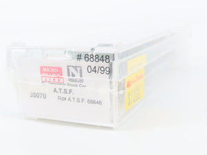 N Scale Micro-Trains MTL 35070 ATSF Santa Fe 40' Stock/Cattle Car 68848