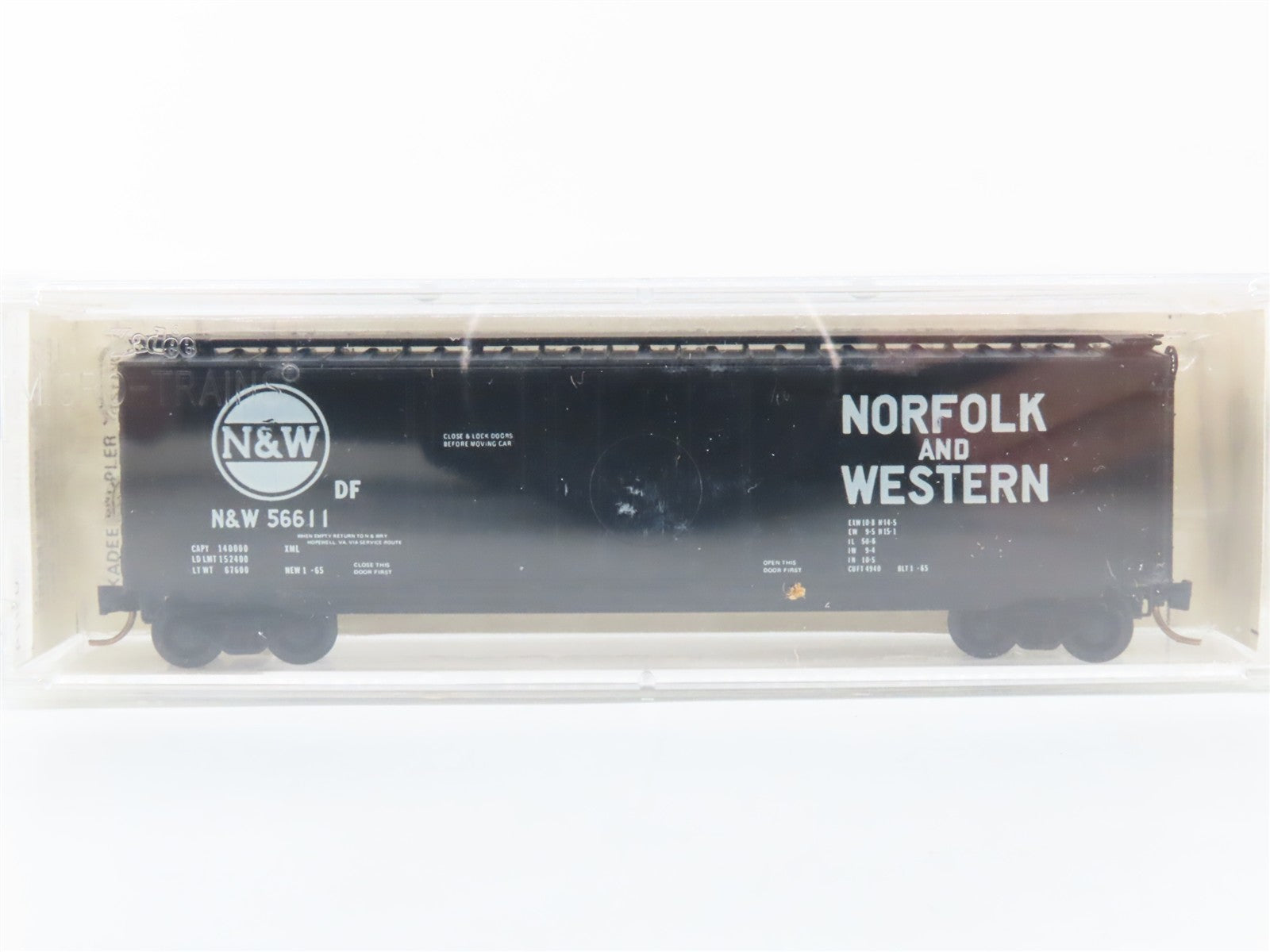 N Scale Micro-Trains MTL 36020 N&W Norfolk & Western 50' Box Car 56611