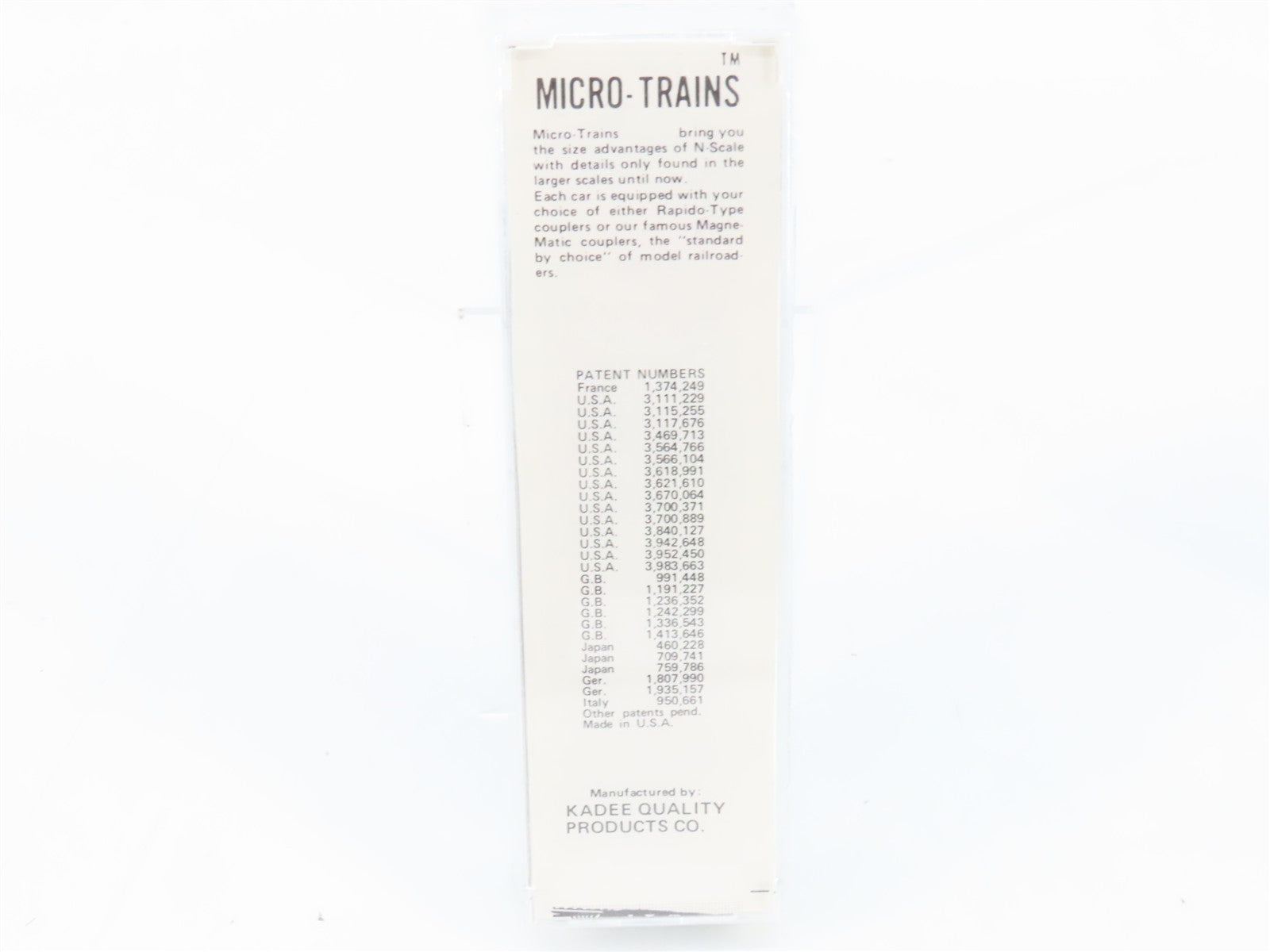 N Scale Micro-Trains MTL 36020 N&W Norfolk & Western 50' Box Car 56611