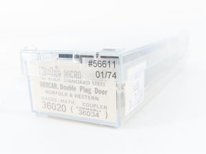 N Scale Micro-Trains MTL 36020 N&W Norfolk & Western 50' Box Car 56611