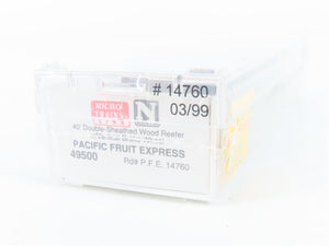 N Scale Micro-Trains MTL 49500 PFE Pacific Fruit Express 40' Reefer 14760