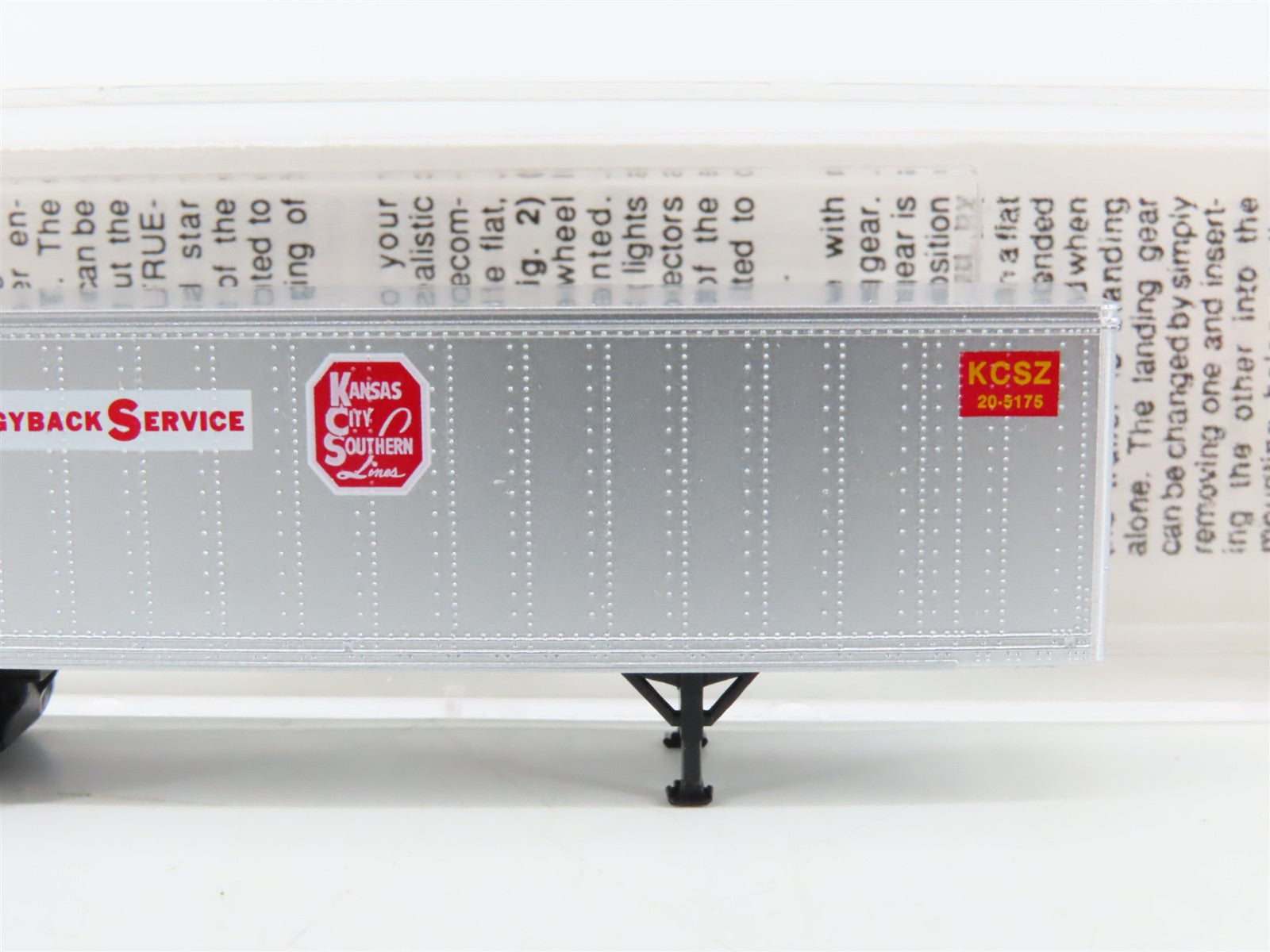 N Scale Micro-Trains MTL 66050 KCSZ Kansas City Southern Van Trailer 20-5175