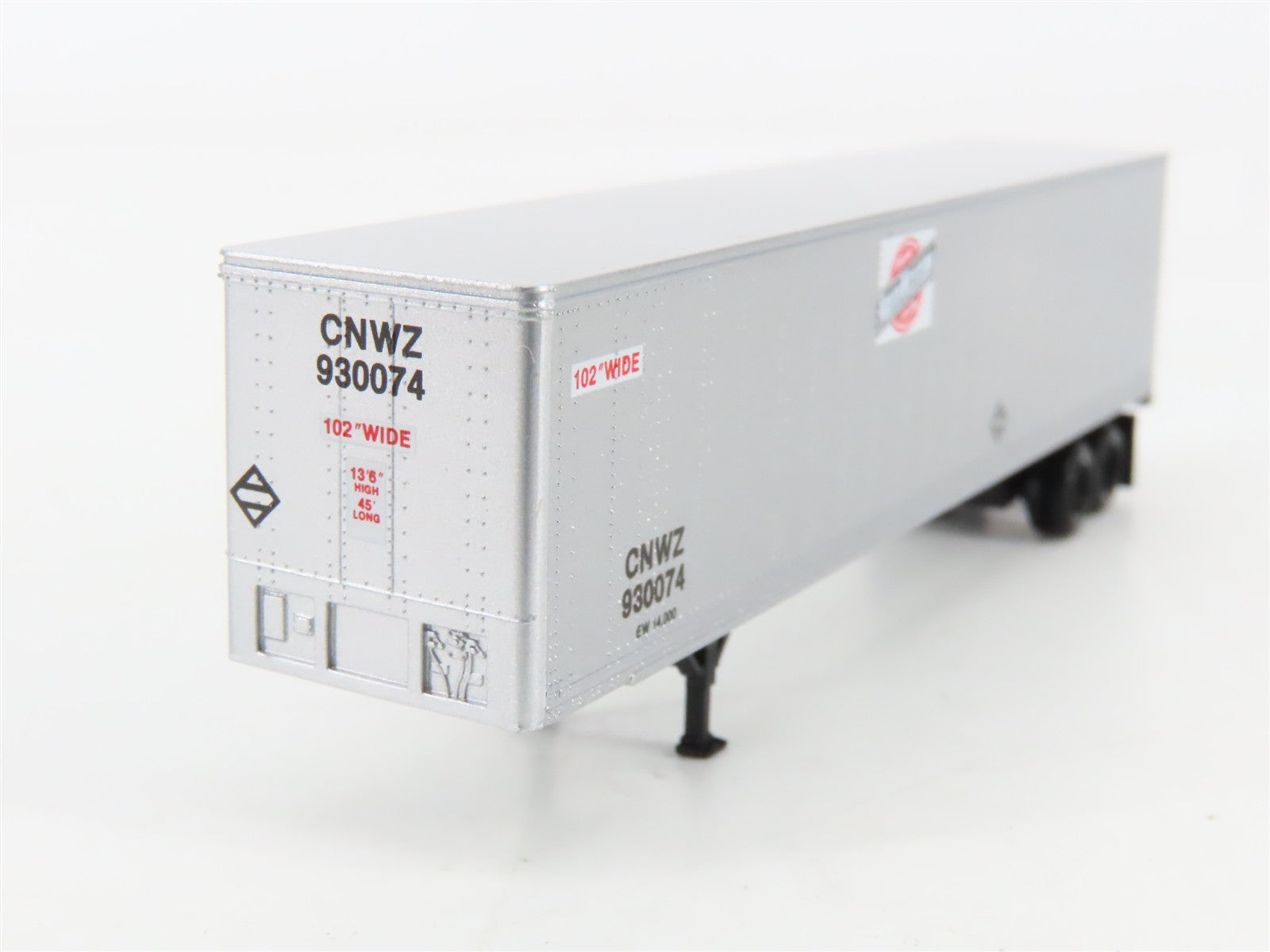 N Scale Micro-Trains MTL 67020 CNWZ Chicago & North Western 45' Van Trailer