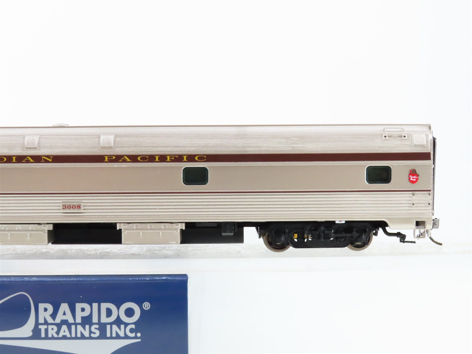 HO Scale Rapido 114003 Canadian Pacific Budd Baggage-Dorm 3008 RTR