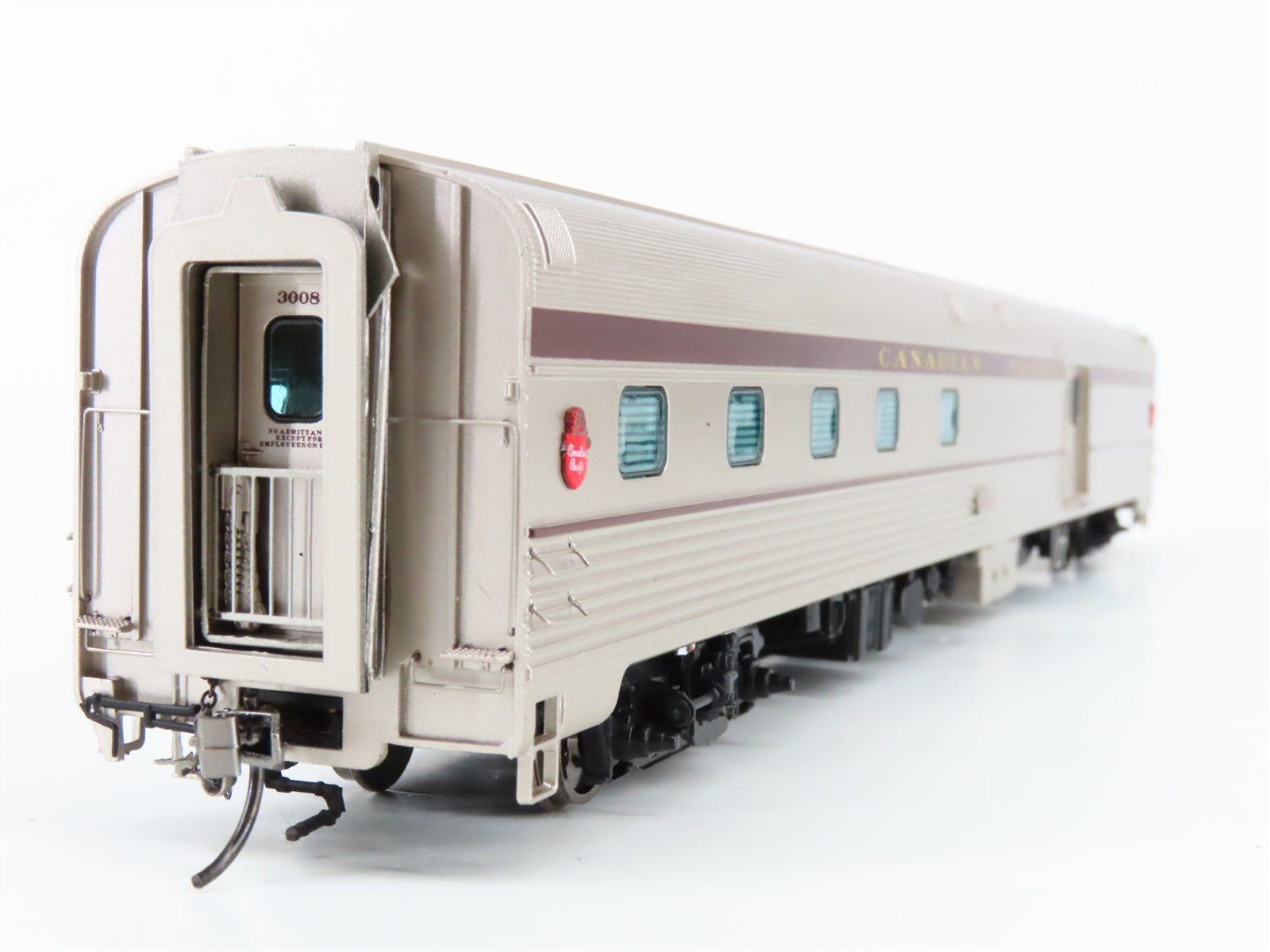 HO Scale Rapido 114003 Canadian Pacific Budd Baggage-Dorm 3008 RTR
