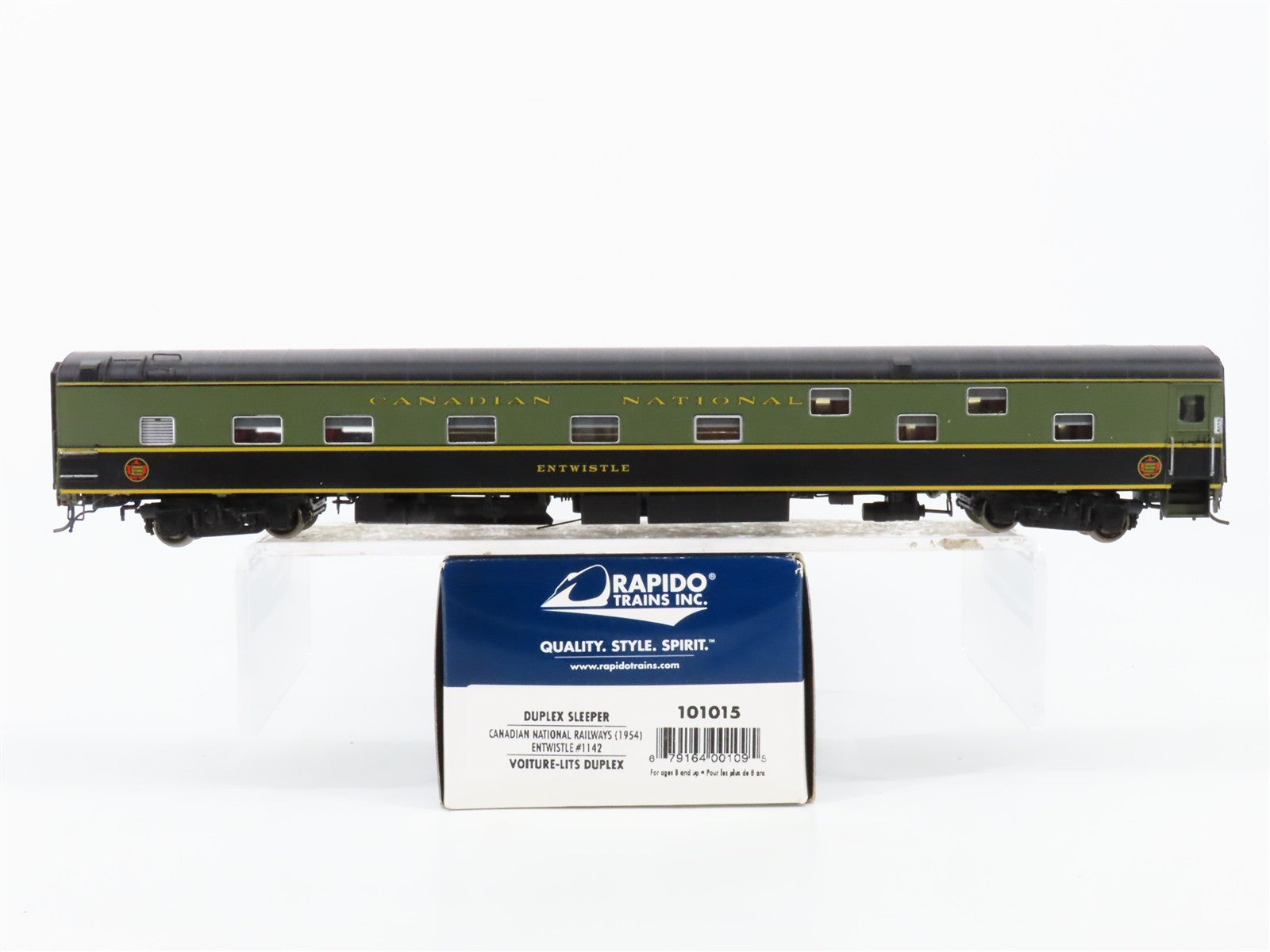 HO Scale Rapido 101015 CN Canadian National Sleeper Passenger Car 