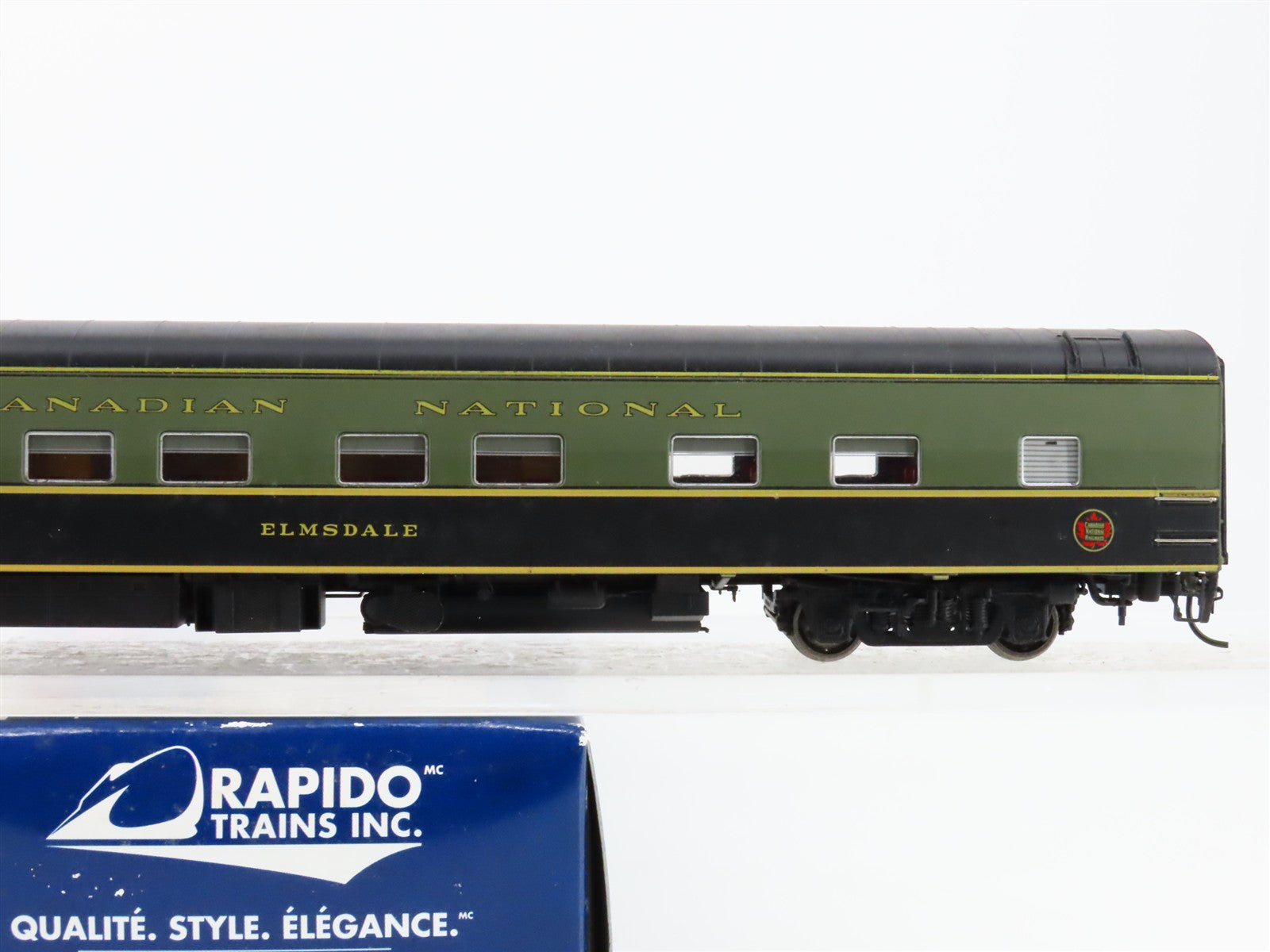 HO Scale Rapido 101013 CN Canadian National Duplex Sleeper Factory Interior RTR