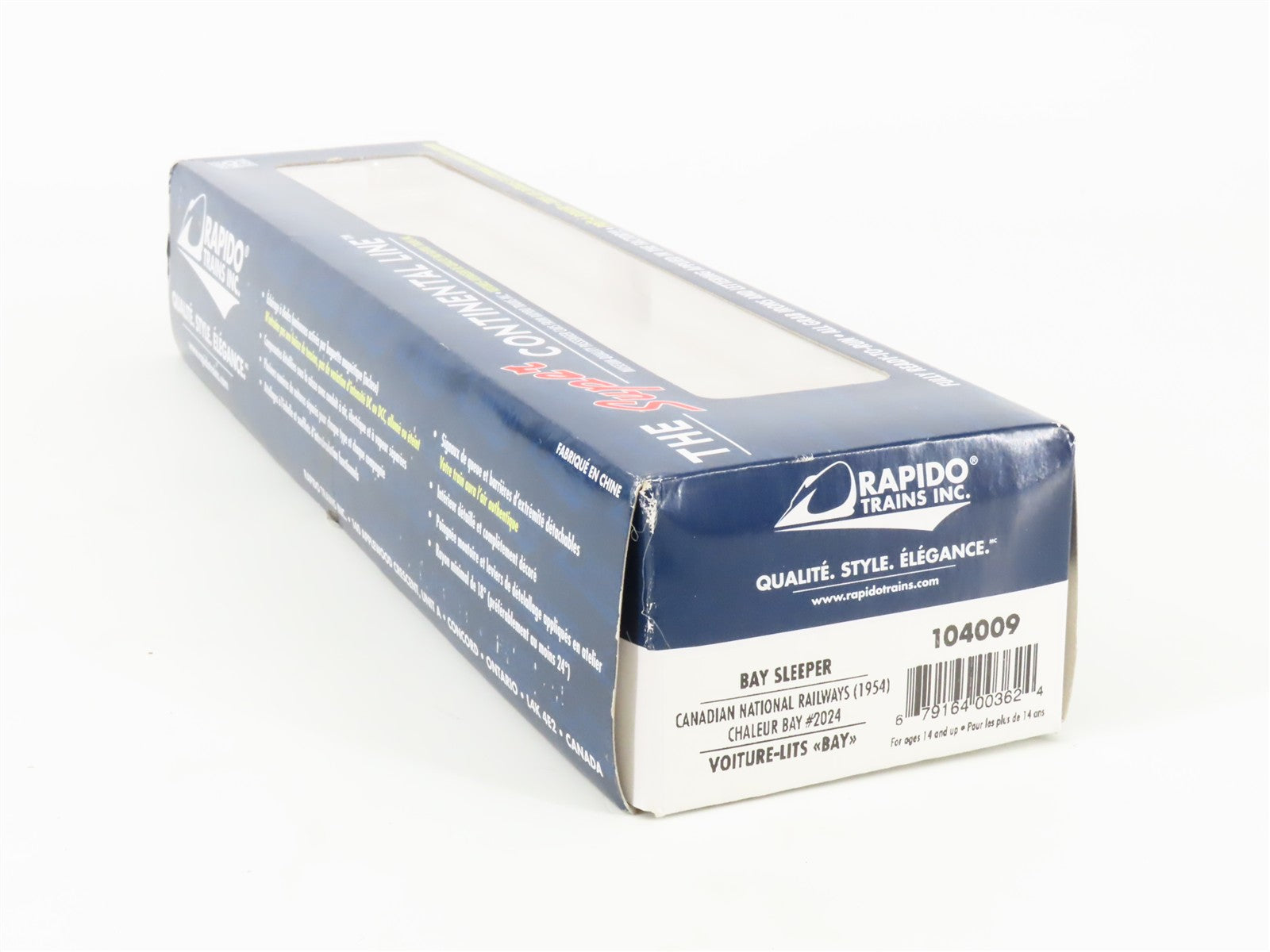 HO Scale Rapido 104009 CN Canadian National Sleeper Passenger Car 