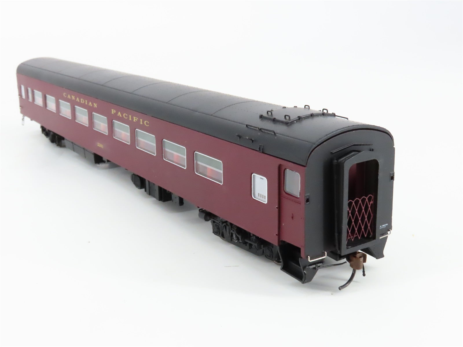HO Scale Rapido 100094 Canadian Pacific Lightweight Coach Factory Interior RTR