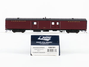 HO Scale Rapido 106191 CP Canadian Pacific Baggage Passenger Car #4311