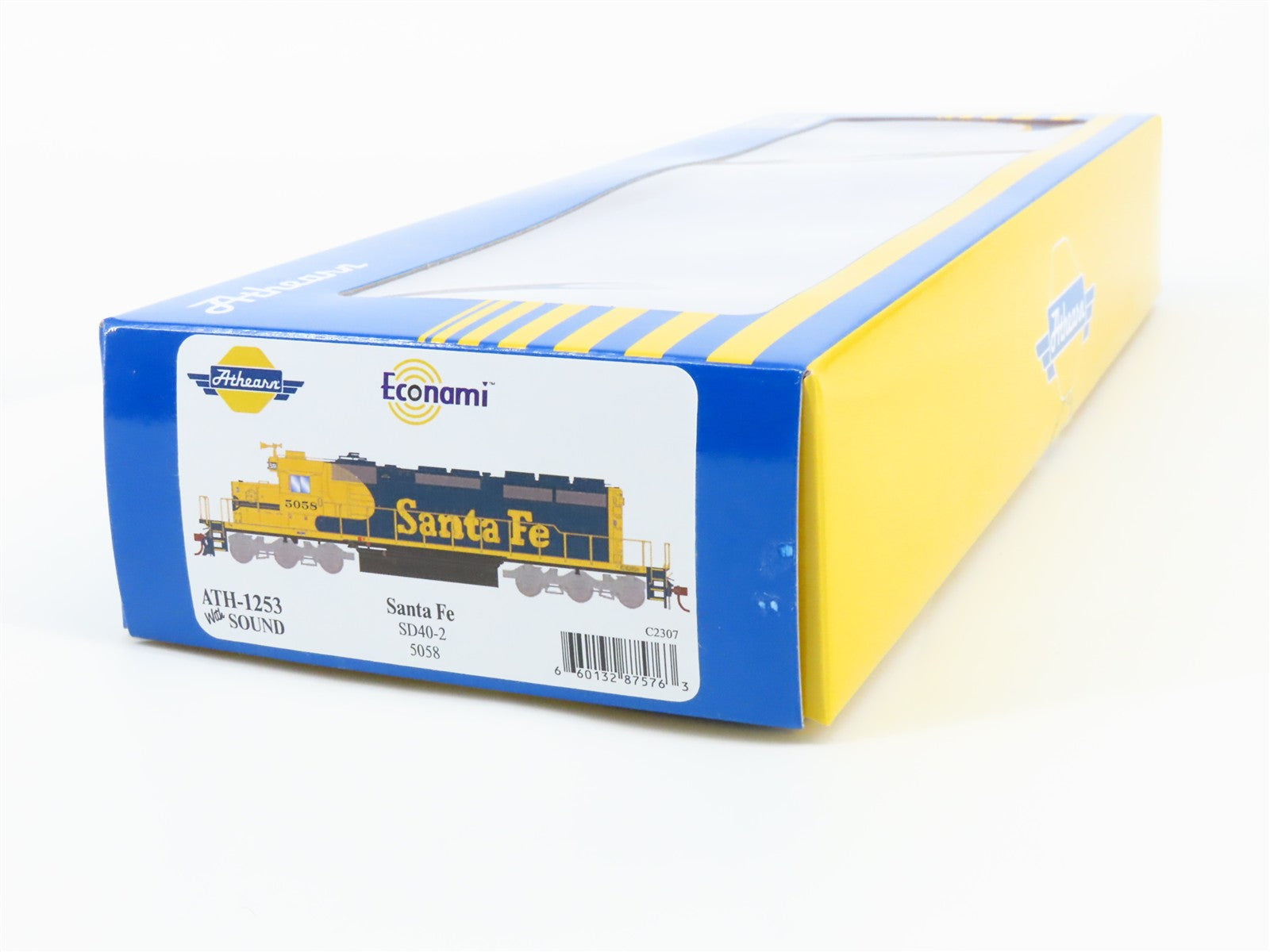 HO Scale Athearn ATH-1253 ATSF Santa Fe SD40-2 Diesel #5058 DCC Sound