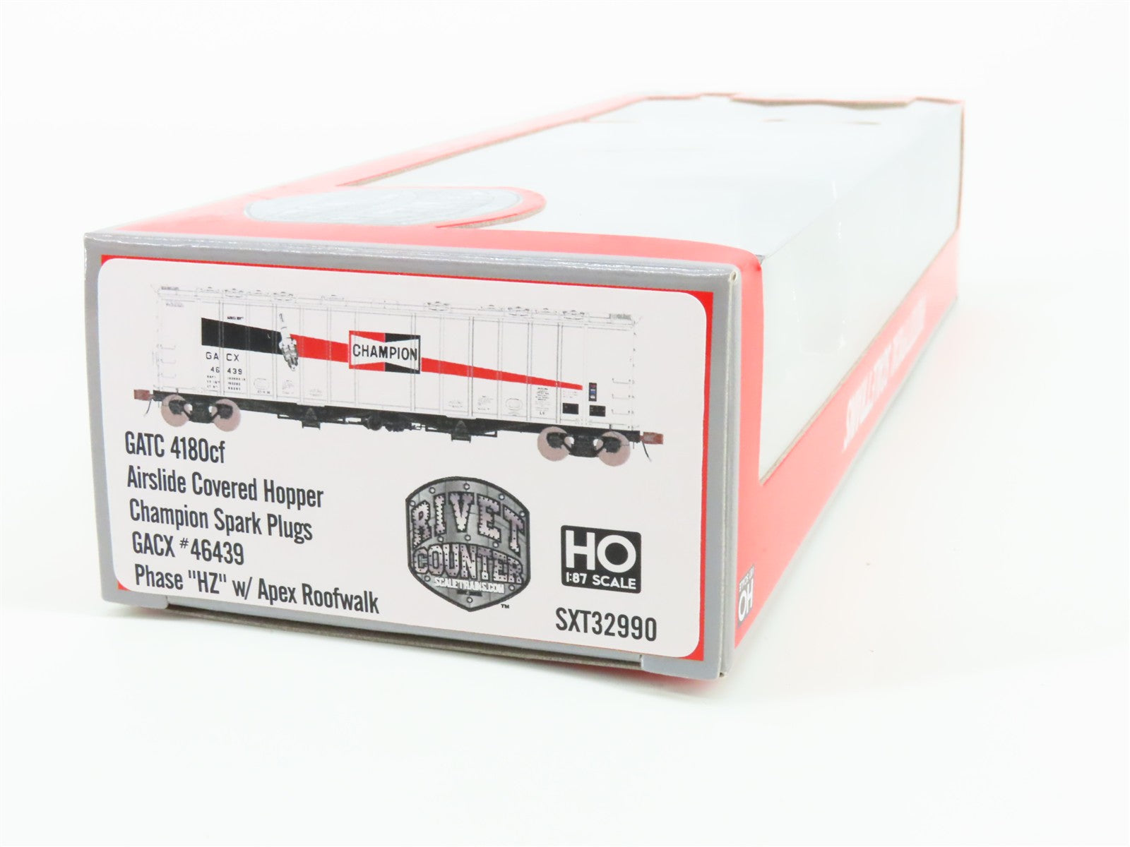 HO Scale Scaletrains.com SXT32990 GACX Champion Spark Plugs Hopper 46439 RTR