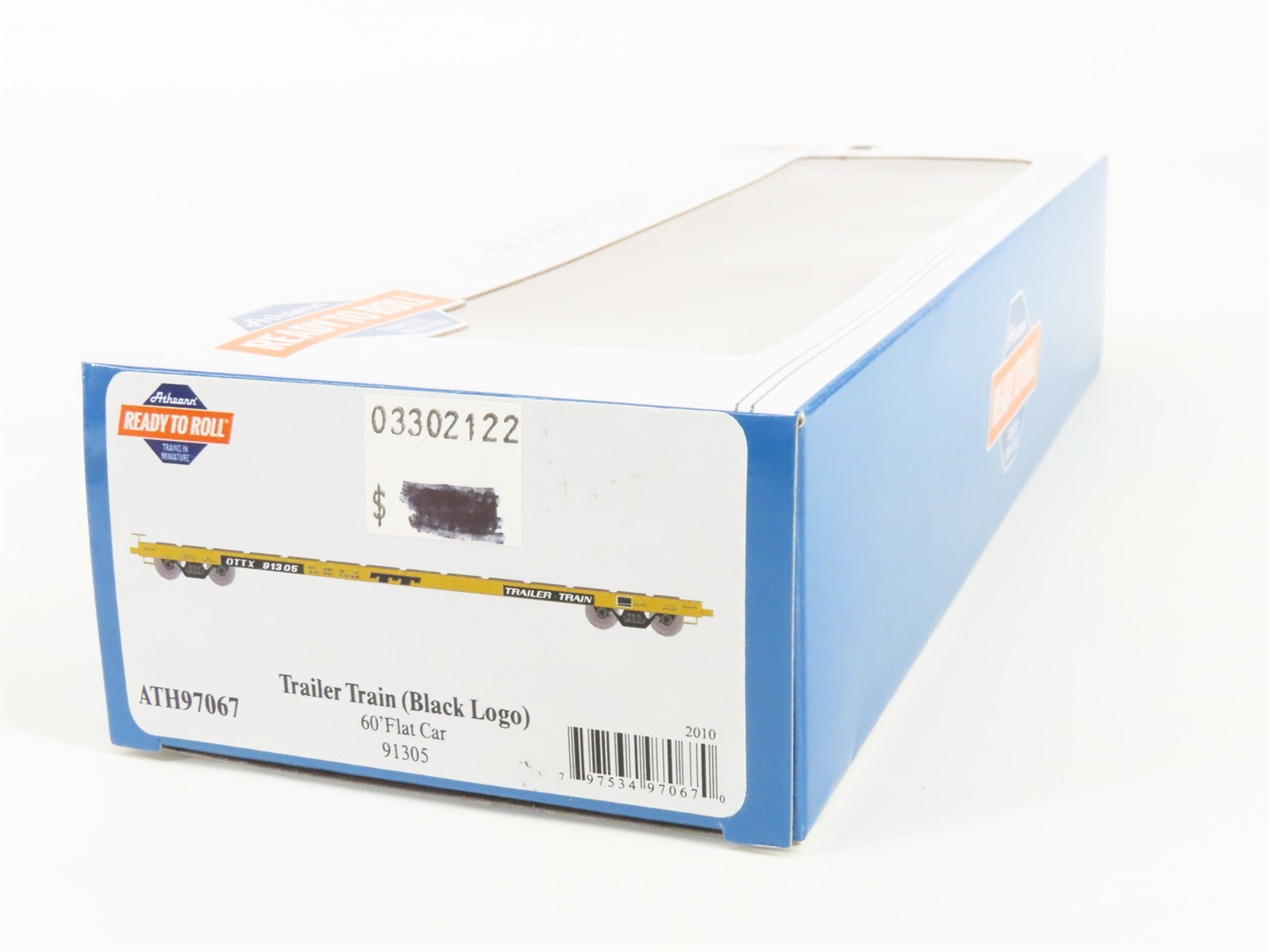 HO Scale Athearn ATH97067 OTTX Trailer Train 60' Flat Car 91305 RTR