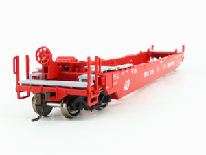 HO Scale Athearn ATH7433 GBRX Greenbrier Leasing 48' Flat Car 2510 RTR