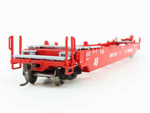 HO Scale Athearn ATH7433 GBRX Greenbrier Leasing 48' Flat Car 2510 RTR