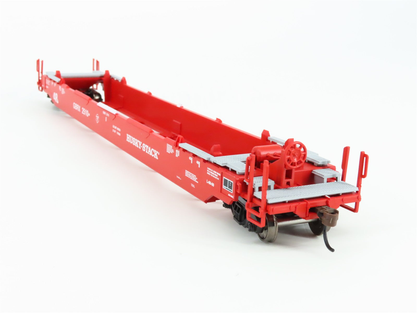 HO Scale Athearn ATH7433 GBRX Greenbrier Leasing 48' Flat Car 2510 RTR