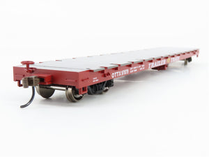 HO Scale Athearn ATH97070 OTTX Trailer Train 60' Flat Car 97079 RTR