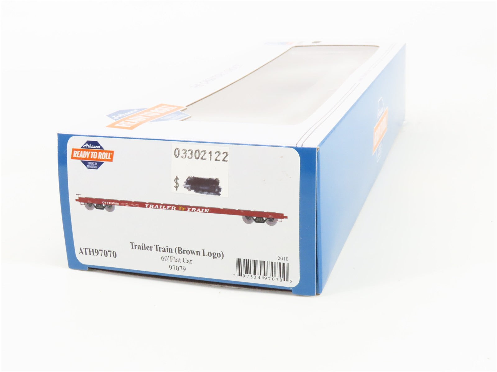 HO Scale Athearn ATH97070 OTTX Trailer Train 60' Flat Car 97079 RTR