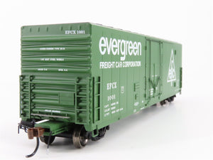 HO Scale Athearn ATHG26795 EFCX Evergreen Freight Car Corp. 50' Box Car 1001 RTR