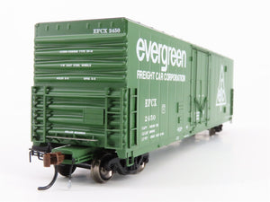 HO Scale Athearn ATHG26797 EFCX Evergreen Freight Car Corp. 50' Box Car 2450 RTR