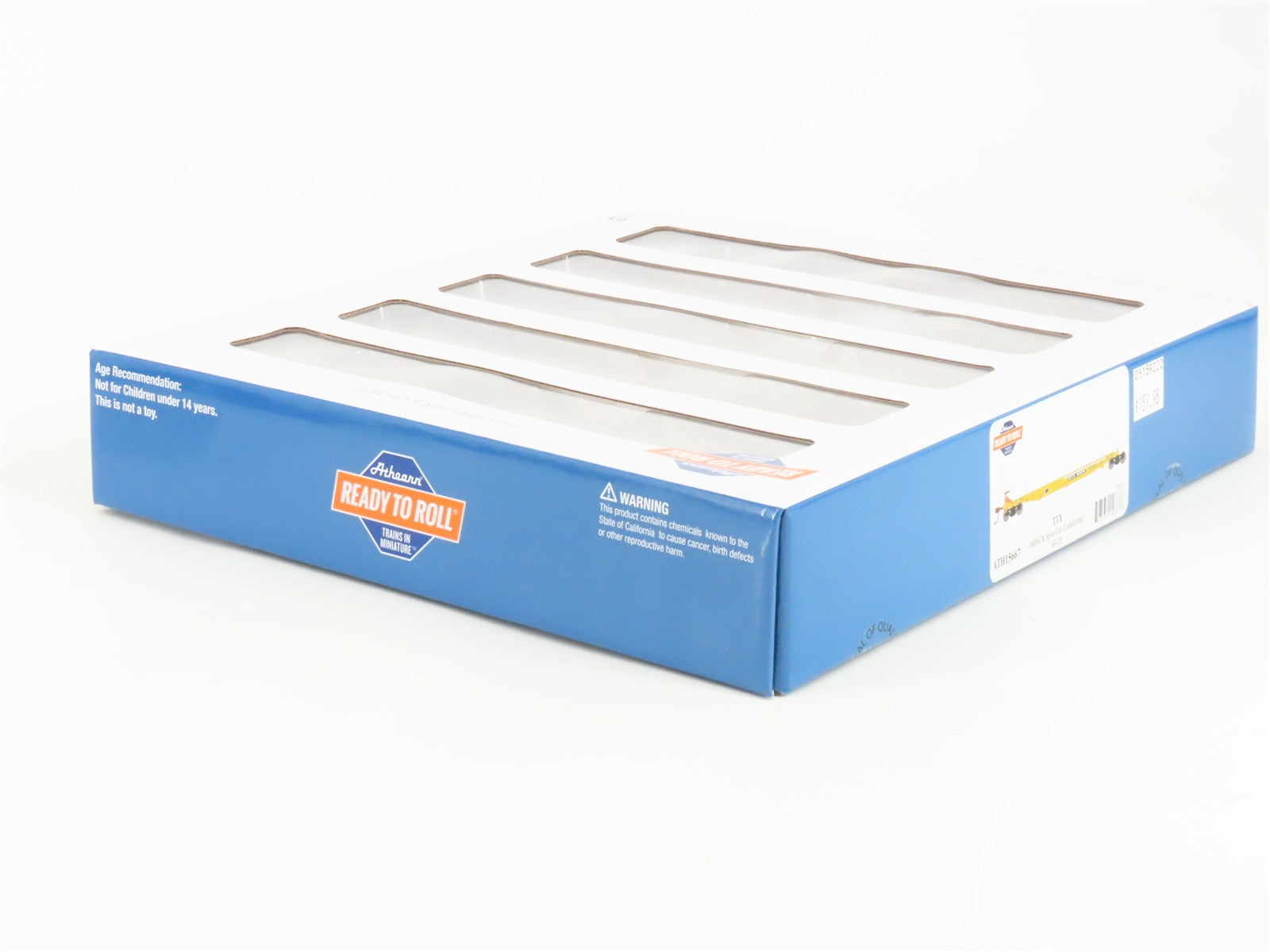 HO Scale Athearn ATH15667 UTTX TTX Flat Car 5-Pack 60125 RTR