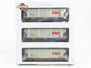 HO Scale Athearn ATH81582 NAHX FMC 54' Covered Hopper 3-Pack 900021, 900103 RTR