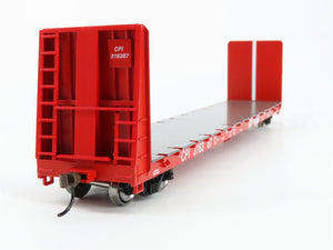 HO Scale Athearn ATH17072 CPI Canadian Pacific 60' Bulkhead Flat Car 3-Pack RTR