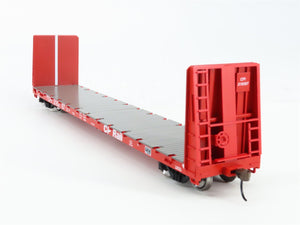 HO Scale Athearn ATH17072 CPI Canadian Pacific 60' Bulkhead Flat Car 3-Pack RTR