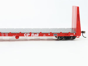HO Scale Athearn ATH17072 CPI Canadian Pacific 60' Bulkhead Flat Car 3-Pack RTR