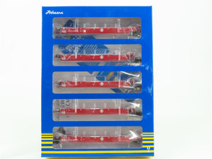 Athearn ATH98938 SFLC Santa Fe Flat Car 5-Pack 254230 RTR