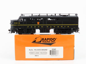 HO Scale Rapido 21547 PRR Pennsylvania FA-2 Diesel Locomotive #9610 wDCC & Sound