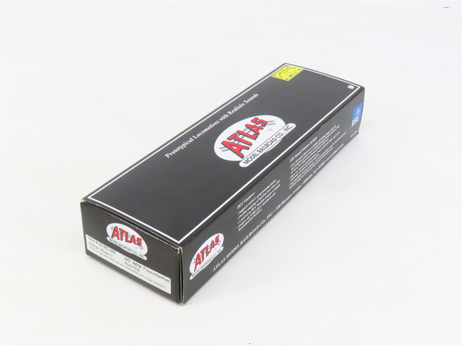 HO Scale Atlas 10001669 Amtrak AEM-7 Electric Locomotive #918 wDCC & Sound